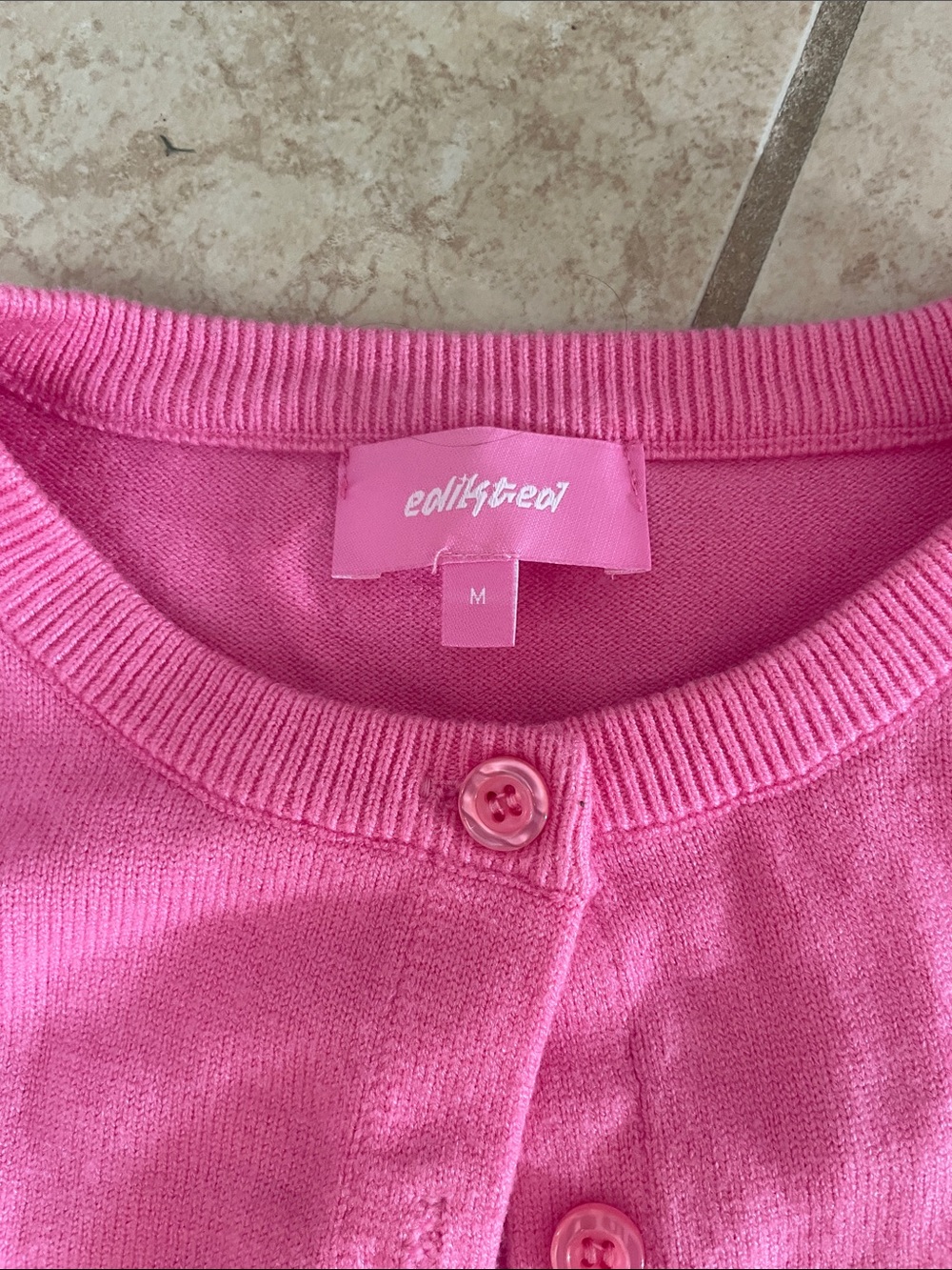 Edikted Pacsun Pink Cardigan - Picture 3 of 4